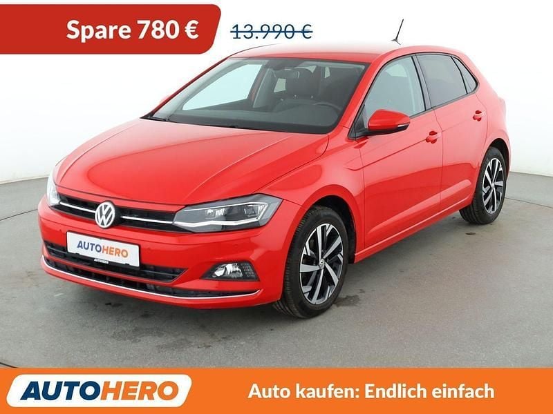 Gebraucht VW Polo Highline 95 PS (69 kW) 2018 Rot Kleinwagen