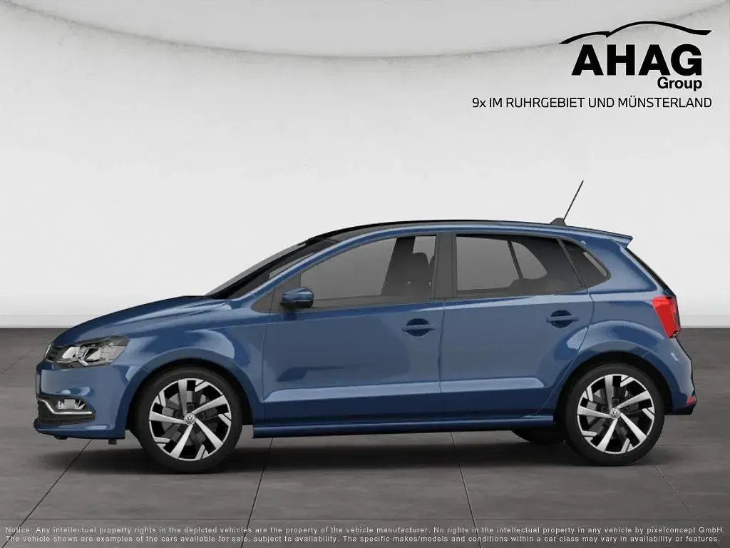 Gebraucht VW Polo 90 PS (66 kW) 2016 Schwarz Limousine