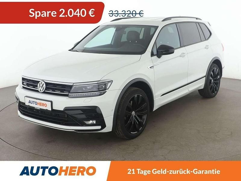 Pure white Gebraucht 2019 VW Tiguan Allspace Highline SUV | 31.280 € (Fairer Preis) - Bild 1/3