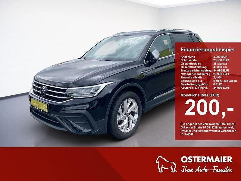 Deep black perleffekt Gebraucht 2024 VW Tiguan Allspace Life SUV | 34.980 € (Superpreis) - Bild 1/4