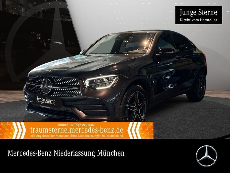 Graphitgrau Gebraucht 2022 Mercedes GLC300 AMG Coupé | 54.890 € (Teuer) - Bild 1/3