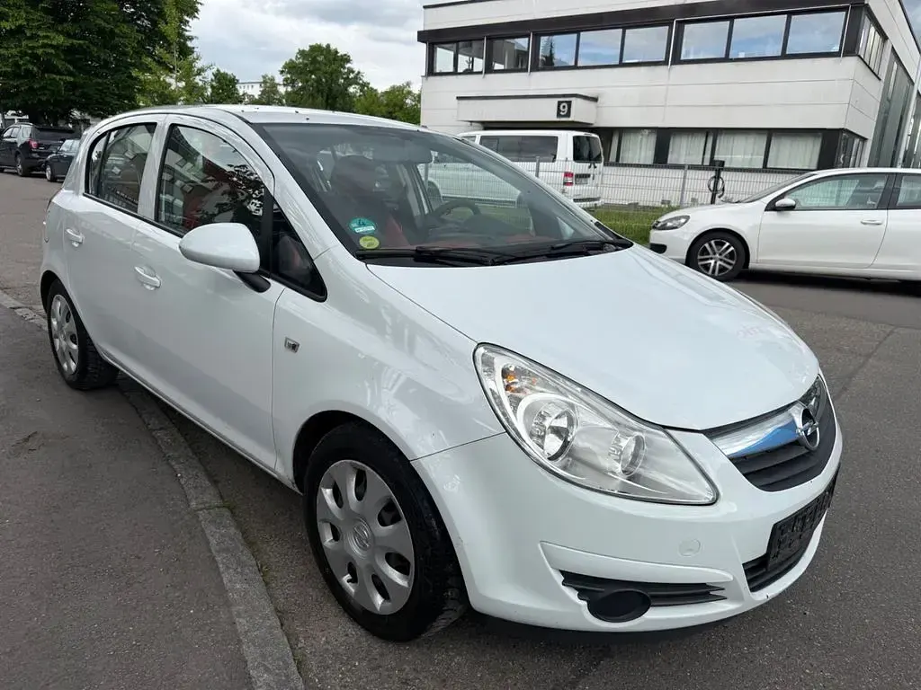 Gebraucht Opel Corsa Edition 75 PS (55 kW) 2009 Weiß Kleinwagen