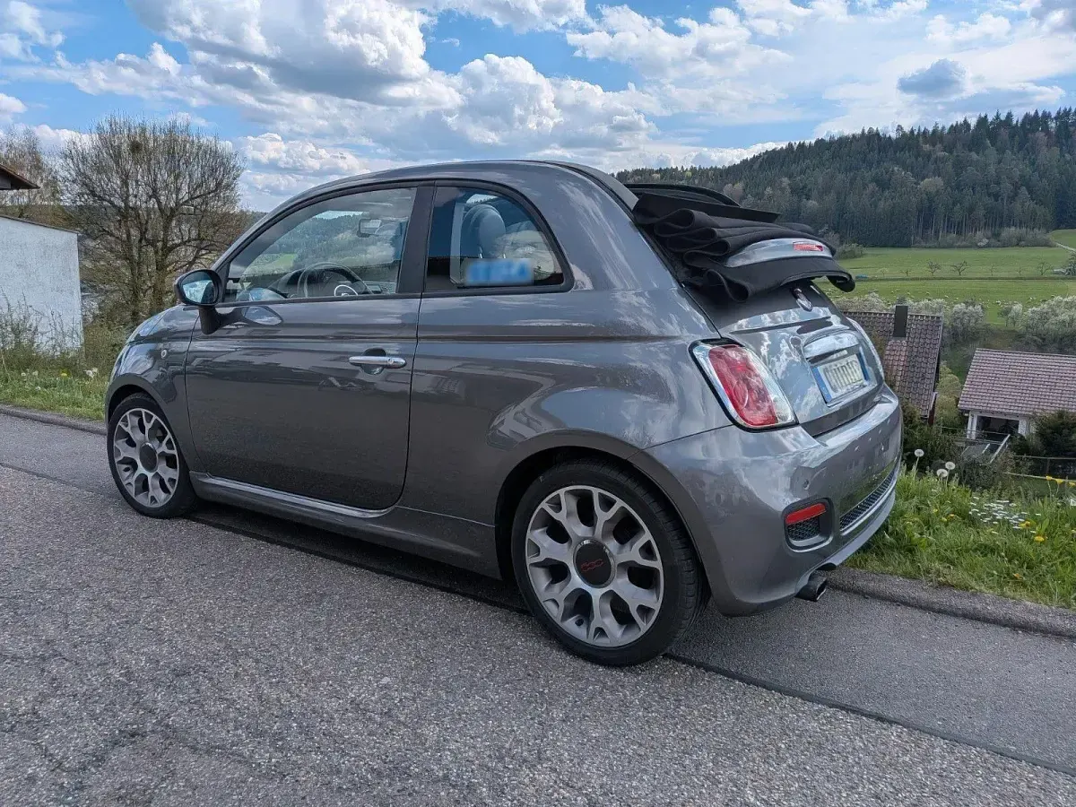 Brugt Fiat 500C Active 86 HK (63 kW) 2015 Grå Cabriolet