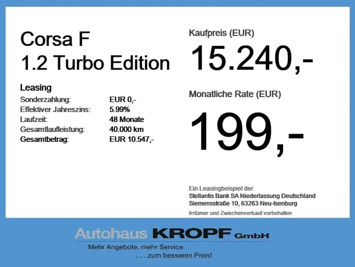 Gebraucht Opel Corsa Edition 101 PS (74 kW) 2023 Chili rot Kleinwagen