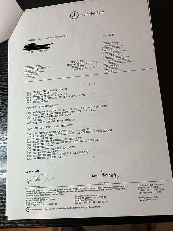 Gebraucht Mercedes Sprinter 190 PS (139 kW) 2015 Van