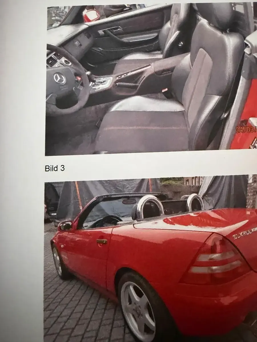 Gebraucht Mercedes SLK200 160 PS (117 kW) 2000 Rot Cabrio
