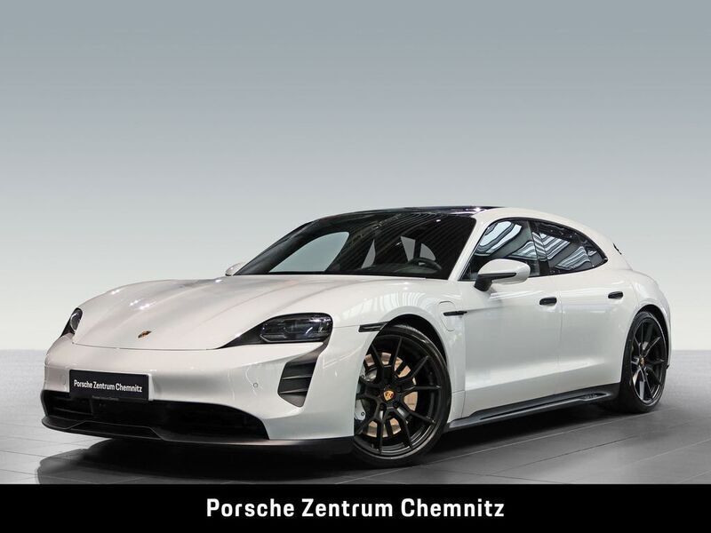 Weiß Gebraucht 2023 Porsche Taycan GTS Sport Turismo Limousine | 88.590 € (Guter Preis) - Bild 1/4