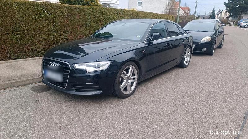 Schwarz Gebraucht 2012 Audi A6 S-Line Limousine | 13.500 € (Teuer) - Bild 1/4