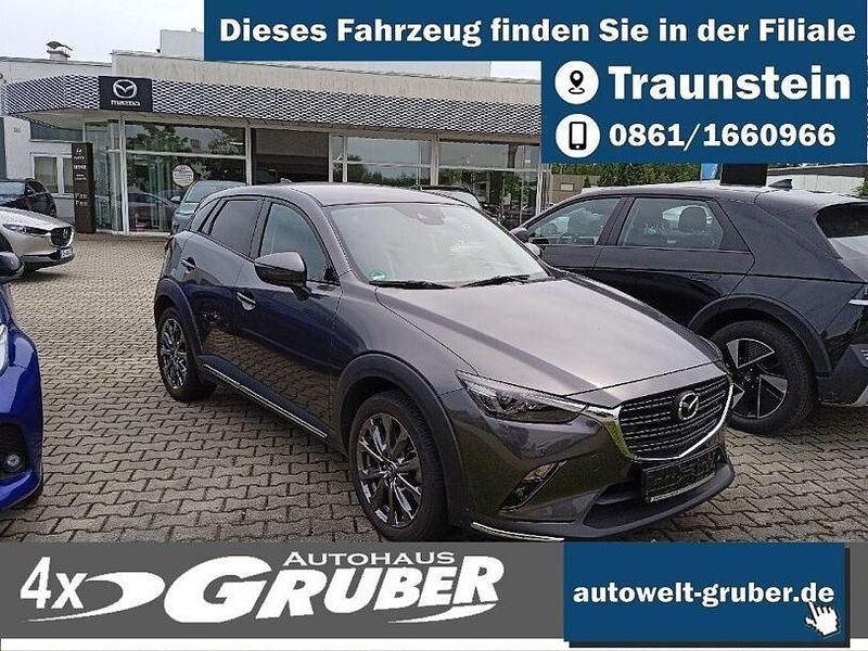 Machine gray (metallic) Gebraucht 2020 Mazda CX-3 Edition SUV | 18.490 € (Fairer Preis) - Bild 1/4