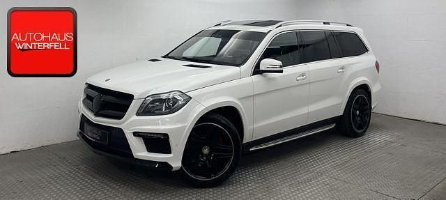 Polarweiss Gebraucht 2014 Mercedes GL350 AMG SUV | 26.800 € (Teuer) - Bild 1/4