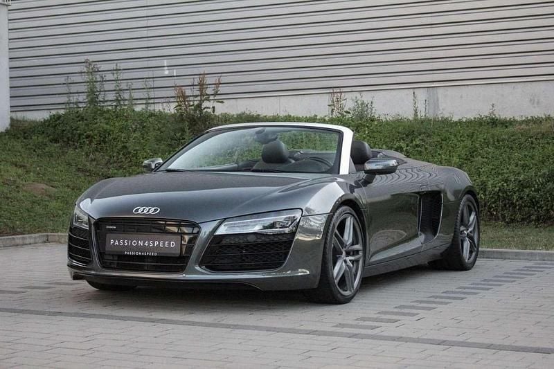 Grau Gebraucht 2014 Audi R8 Spyder Sport Cabrio | 69.900 € (Superpreis) - Bild 1/4