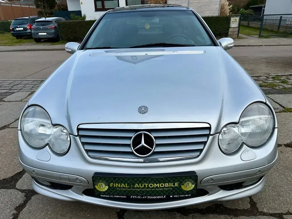 Gebraucht Mercedes C200 AMG 163 PS (119 kW) 2001 Silber Coupé