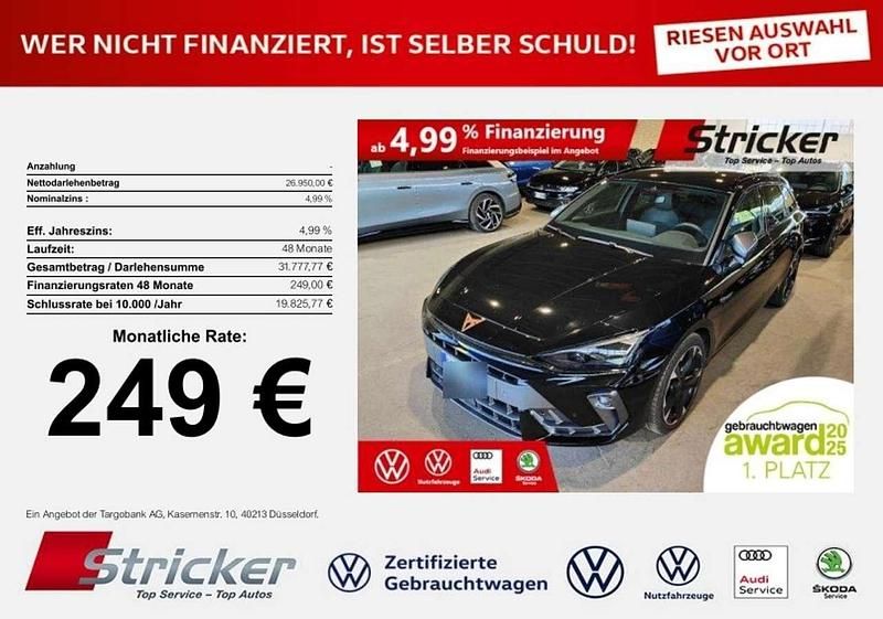 Gebraucht Cupra Leon 150 PS (110 kW) 2025 Midnight schwarz metallic Kombi