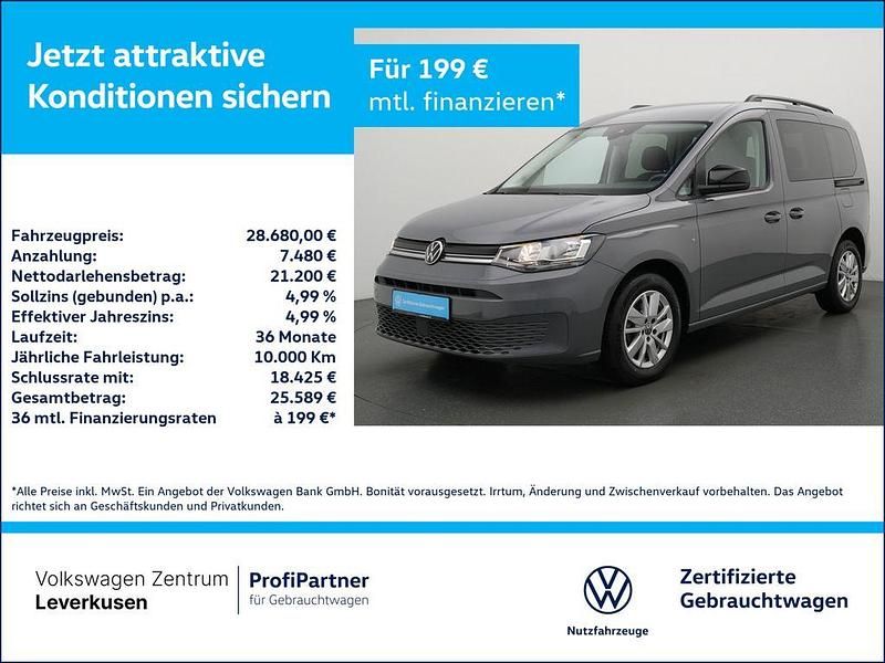 Grau Gebraucht 2024 VW Caddy Life Van / Kleinbus | 28.680 € (Etwas zu teuer) - Bild 1/4
