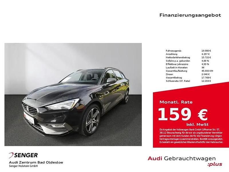 Schwarz Gebraucht 2021 Seat Leon FR | 19.980 € (Fairer Preis) - Bild 1/1