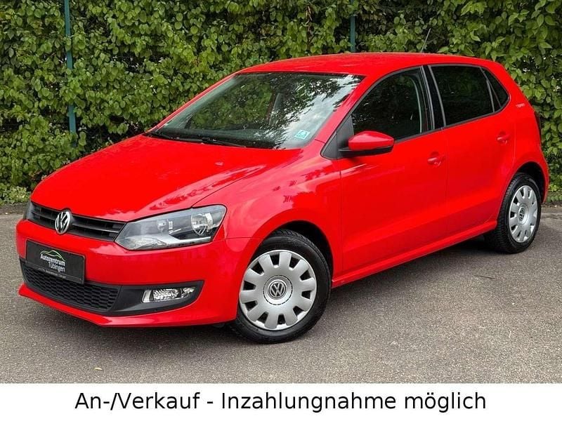 Rot Gebraucht 2011 VW Polo Team Kleinwagen | 5.490 € (Fairer Preis) - Bild 1/4