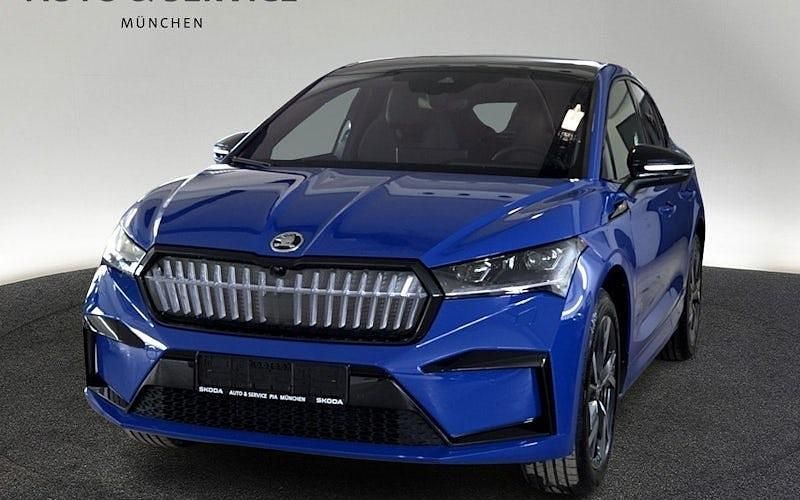 Blau Gebraucht 2025 Skoda Enyaq iV SportLine SUV | 53.950 € (Fairer Preis) - Bild 1/4