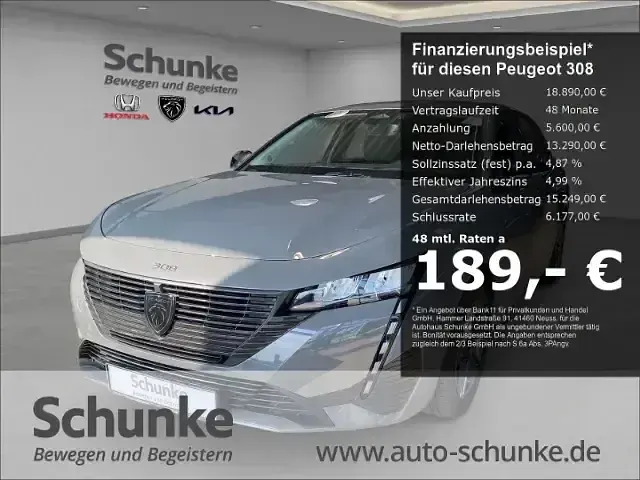 Gebraucht Peugeot 308 SW Active 131 PS (96 kW) 2024 Kombi