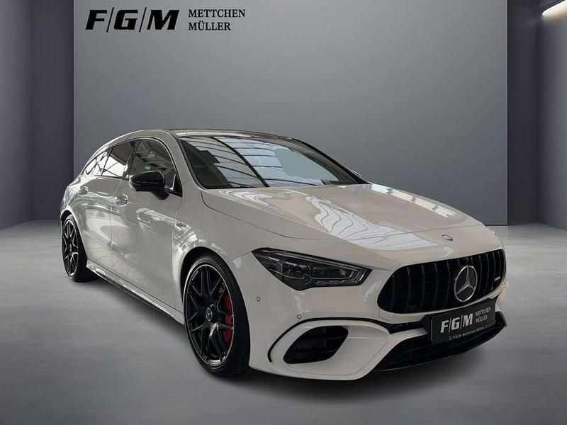 Gebraucht Mercedes CLA45 AMG Premium Plus 421 PS (309 kW) 2024 Unilack polarweiß Kombi