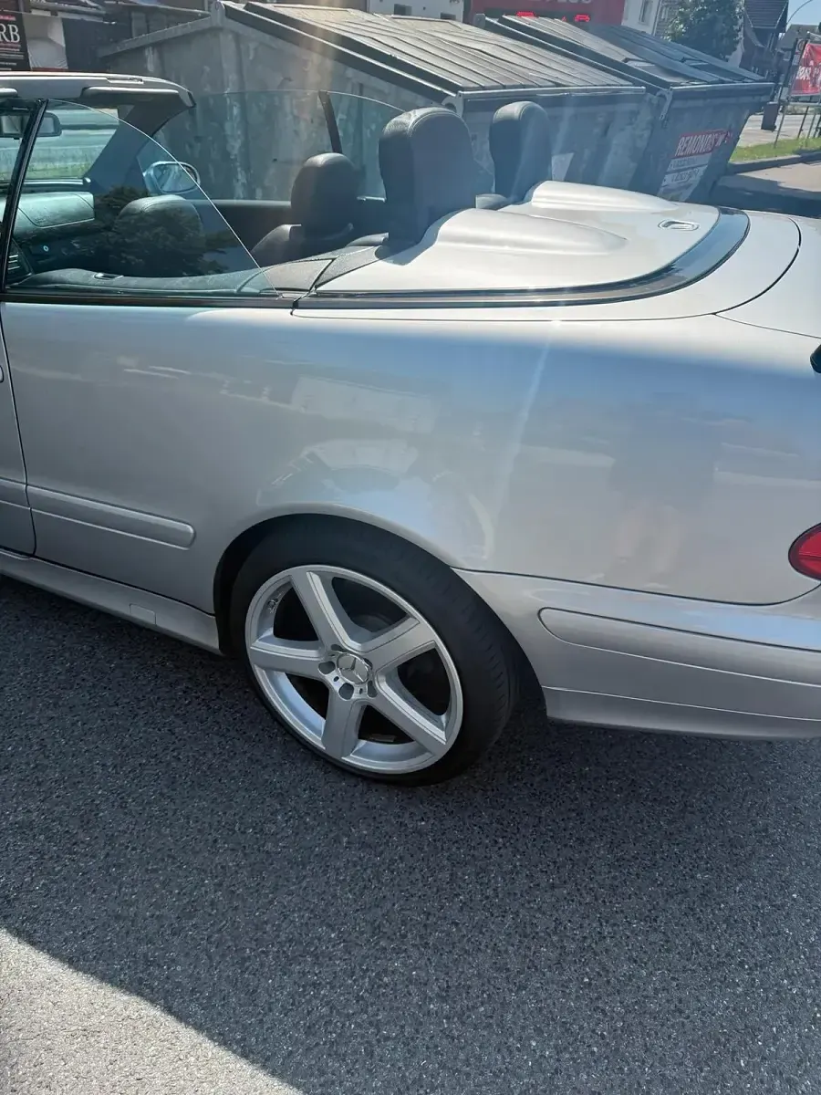 Gebraucht Mercedes CLK200 2001 Silber Cabrio