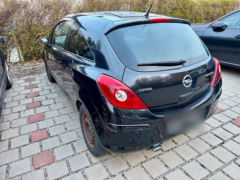 Gebraucht Opel Corsa Edition 90 PS (66 kW) 2012 Schwarz Kleinwagen