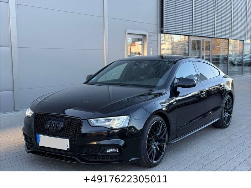 Schwarz Gebraucht 2015 Audi A5 Sportback S-Line Limousine | 11.000 € (Fairer Preis) - Bild 1/4