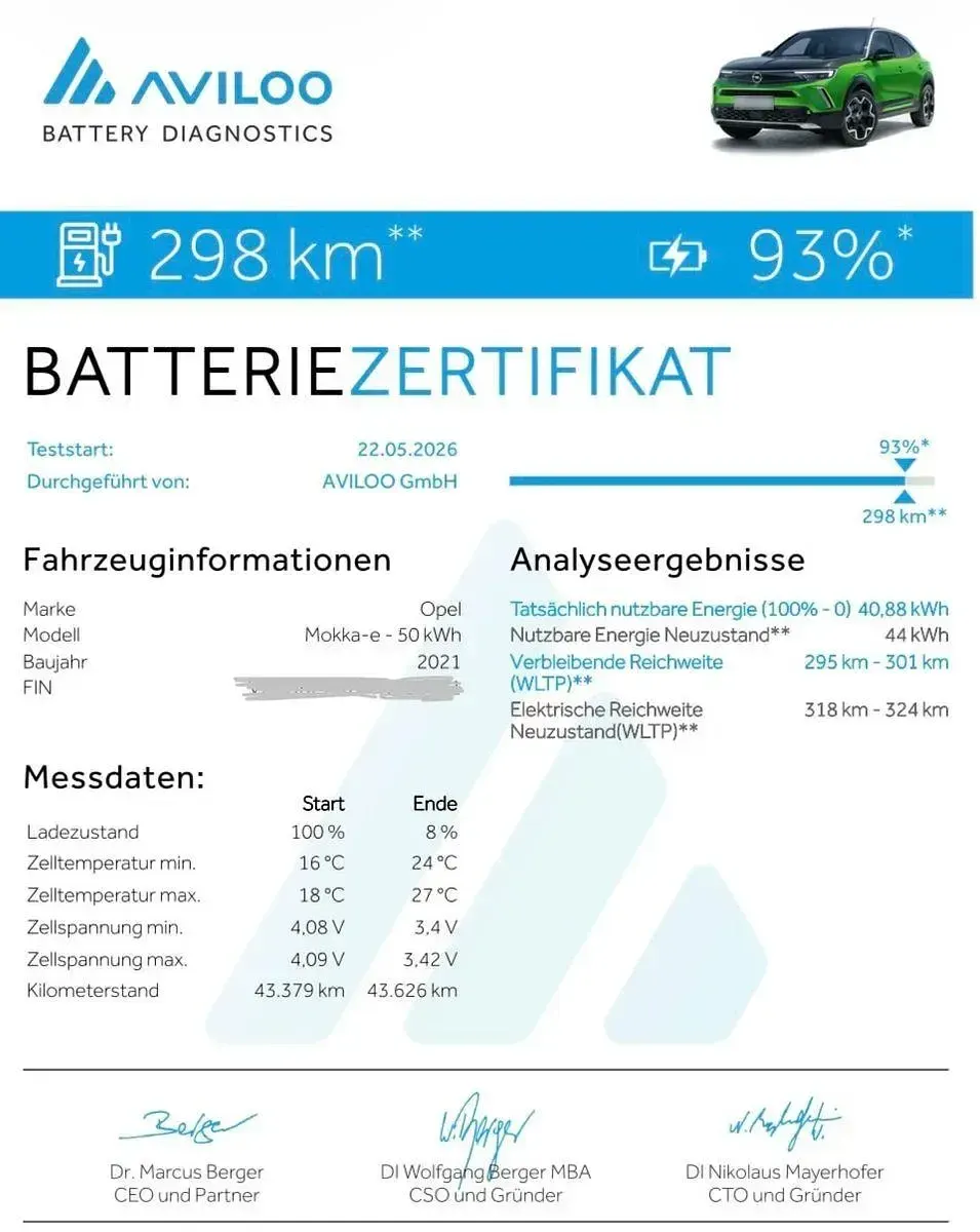 Gebraucht Opel Mokka-e 100 kW (136 PS) 2021 Schwarz SUV