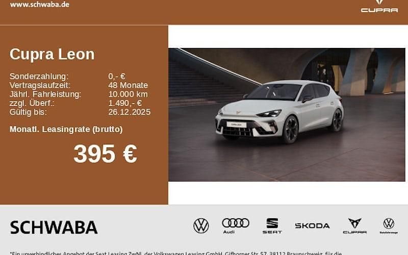 Weiß Neu 2025 Cupra Leon Limousine | 39.950 € (Teuer) - Bild 1/4