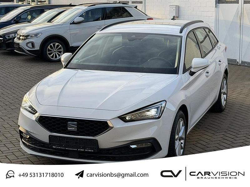 Gebraucht Seat Leon Style 150 PS (110 kW) 2022 "candy" weiss Kombi