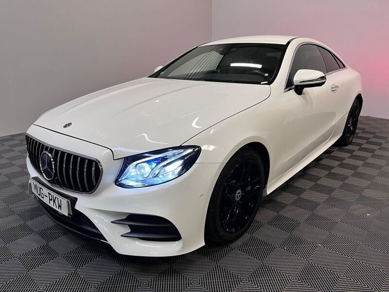 Weiß Gebraucht 2019 Mercedes E300 AMG Coupé | 36.990 € (Superpreis) - Bild 1/3