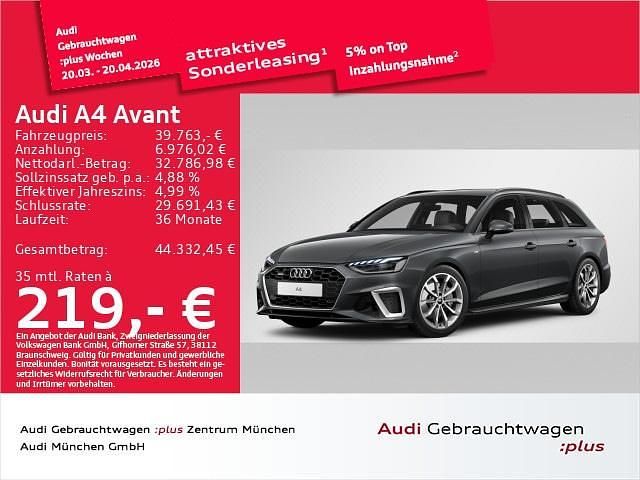 Gebraucht Audi A4 S-Line 204 PS (150 kW) 2024 Daytonagrau perleffekt Kombi