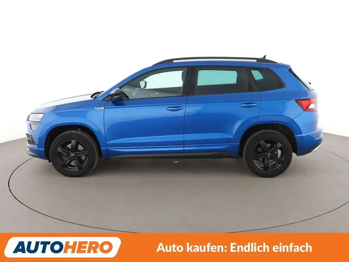 Gebraucht Skoda Karoq SportLine 150 PS (110 kW) 2020 Blau SUV