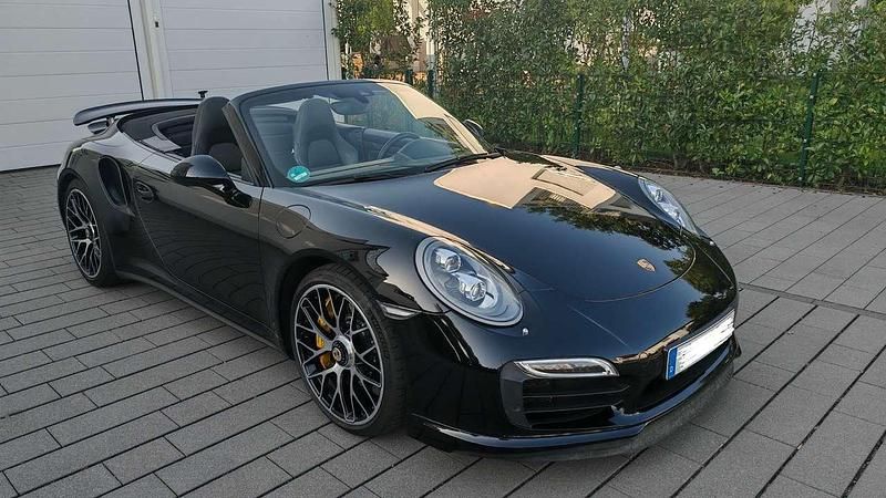 Schwarz Gebraucht 2014 Porsche 911 Turbo S Cabriolet Cabrio | 94.999 € - Bild 1/4
