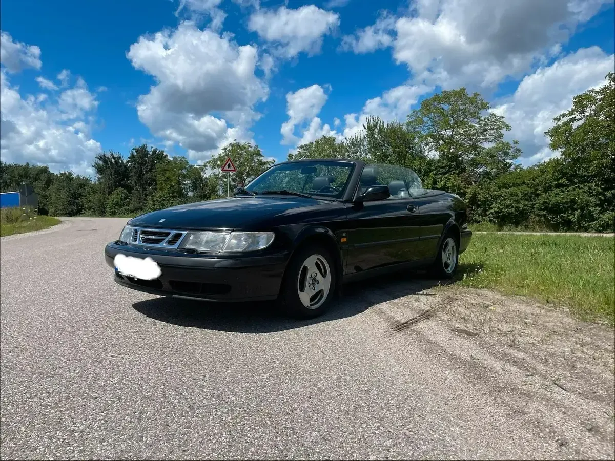 Używany Saab 9-3 Cabriolet 154 KM (113 kW) 2000 Czarny Kabriolet