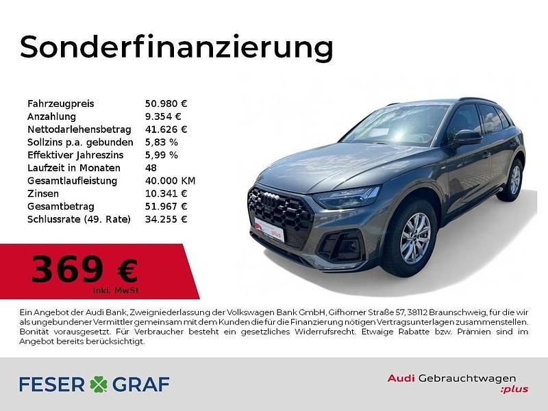 Daytonagrau perleffekt Gebraucht 2024 Audi Q5 Ambiente SUV | 50.980 € (Etwas zu teuer) - Bild 1/4