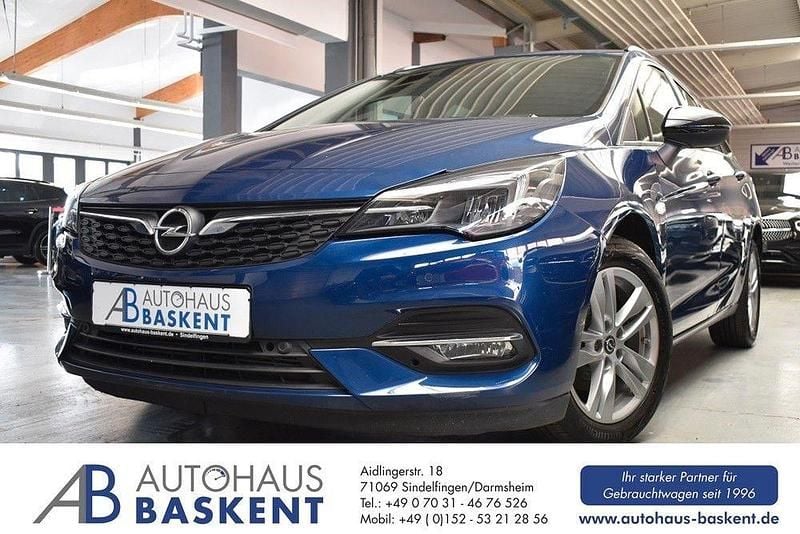 Blau Gebraucht 2021 Opel Astra Business Kombi | 15.890 € (Guter Preis) - Bild 1/4