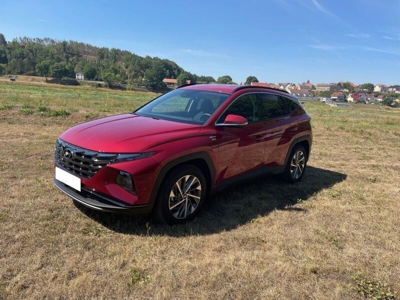 Sunset red mineraleffekt Gebraucht 2022 Hyundai Tucson Trend SUV | 26.200 € (Guter Preis) - Bild 1/4