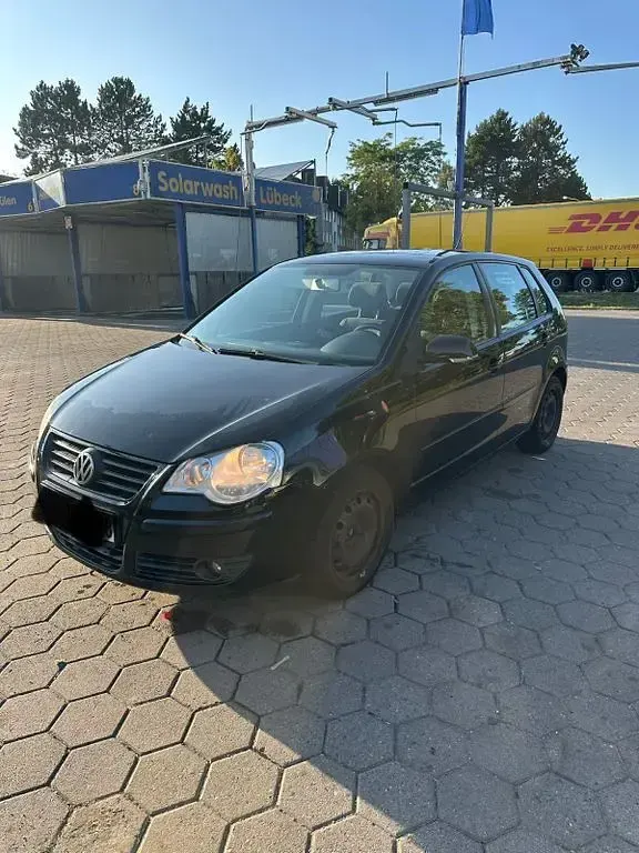 Gebraucht VW Polo Trendline 60 PS (44 kW) 2009 Schwarz Kleinwagen