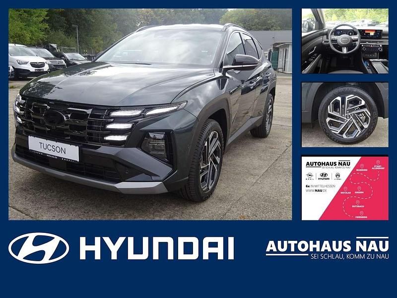 Cypress green / abyss black / Neu 2025 Hyundai Tucson Prime SUV | 40.290 € (Teuer) - Bild 1/4