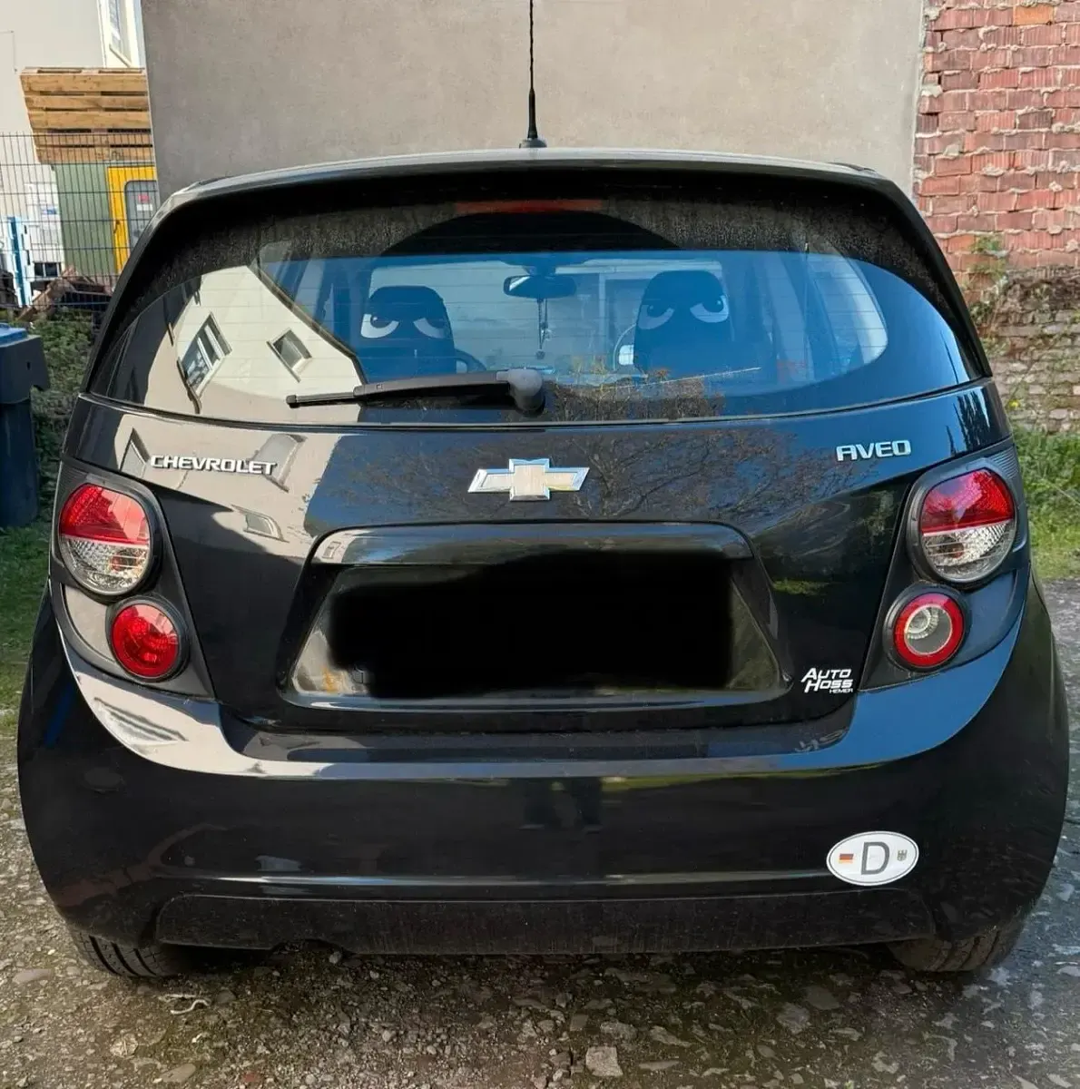 Usado Chevrolet Aveo 86 HP (63 kW) 2014 Preto Citadino