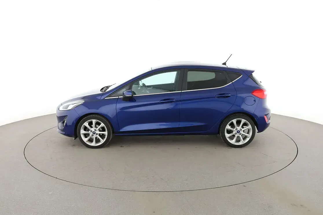 Gebraucht Ford Fiesta Titanium 2018 Blau Kleinwagen