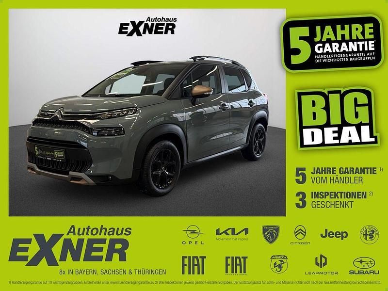 Manhatten green Gebraucht 2023 Citroën C3 Aircross PureTech SUV | 16.900 € (Teuer) - Bild 1/4
