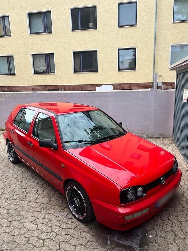 Rot Gebraucht 1995 VW Golf III Kleinwagen | 2.999 € - Bild 1/4