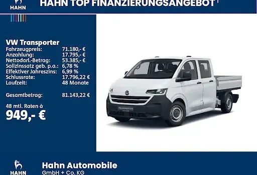 Neu VW T7 150 PS (110 kW) 2026 Weiß Van