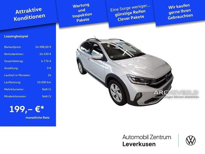 Silber / reflexsilber (metallic) Gebraucht 2024 VW Taigo Life SUV | 24.988 € (Fairer Preis) - Bild 1/4