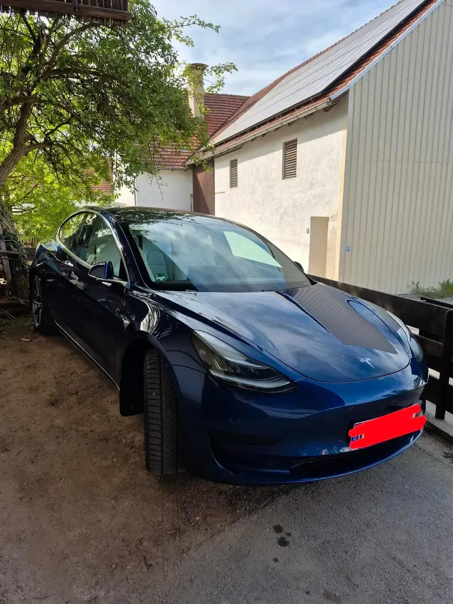 Brugt Tesla Model 3 Standard Range Plus 225 kW (306 HK) 2019 Blå Sedan