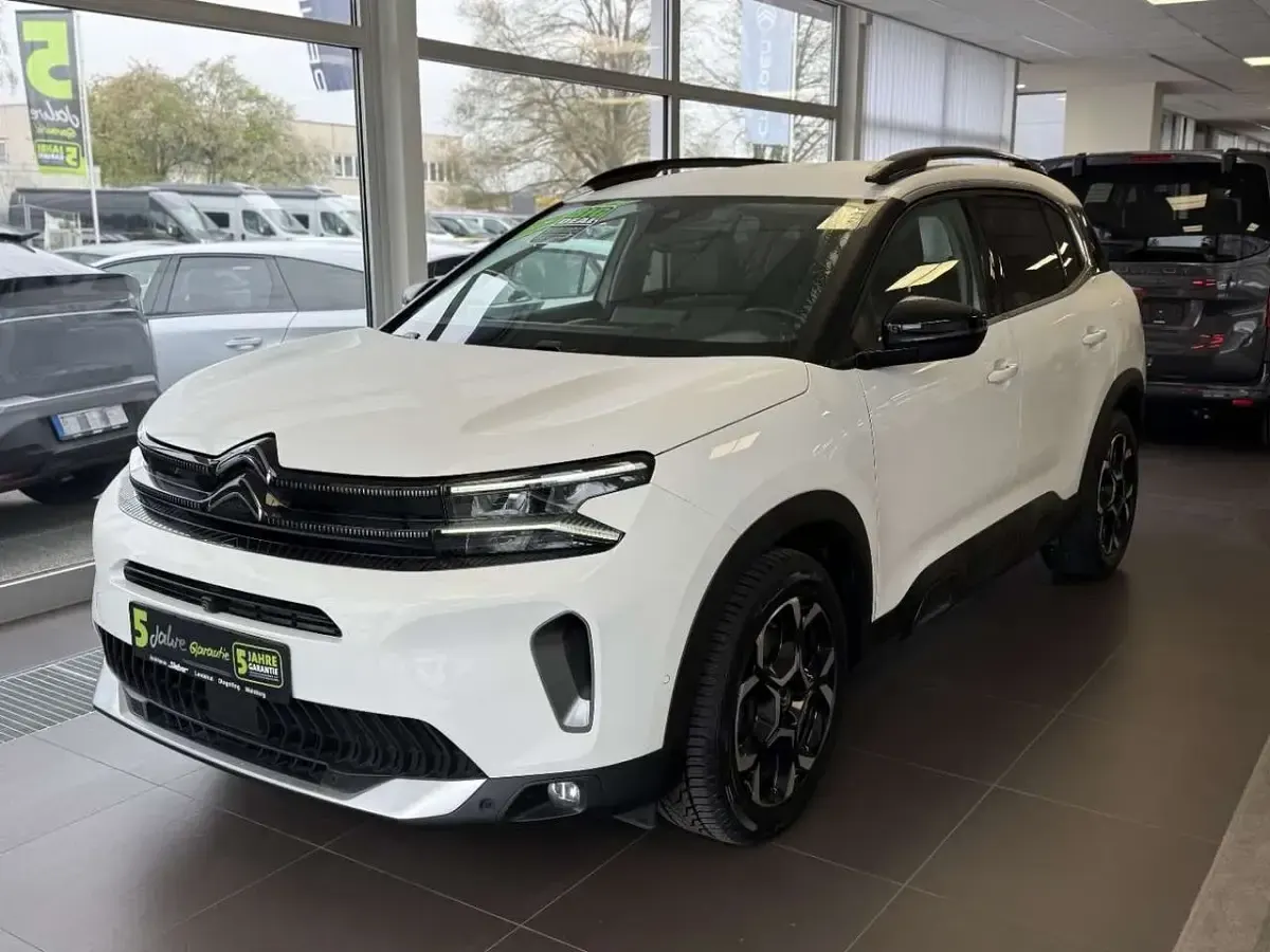 Gebraucht Citroën C5 Aircross PureTech 131 PS (96 kW) 2023 Lack weiss banquise SUV