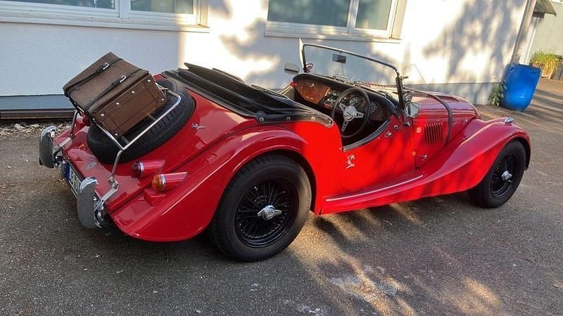 Rot Gebraucht 1990 Morgan Plus 4 Cabrio | 43.500 € - Bild 1/2