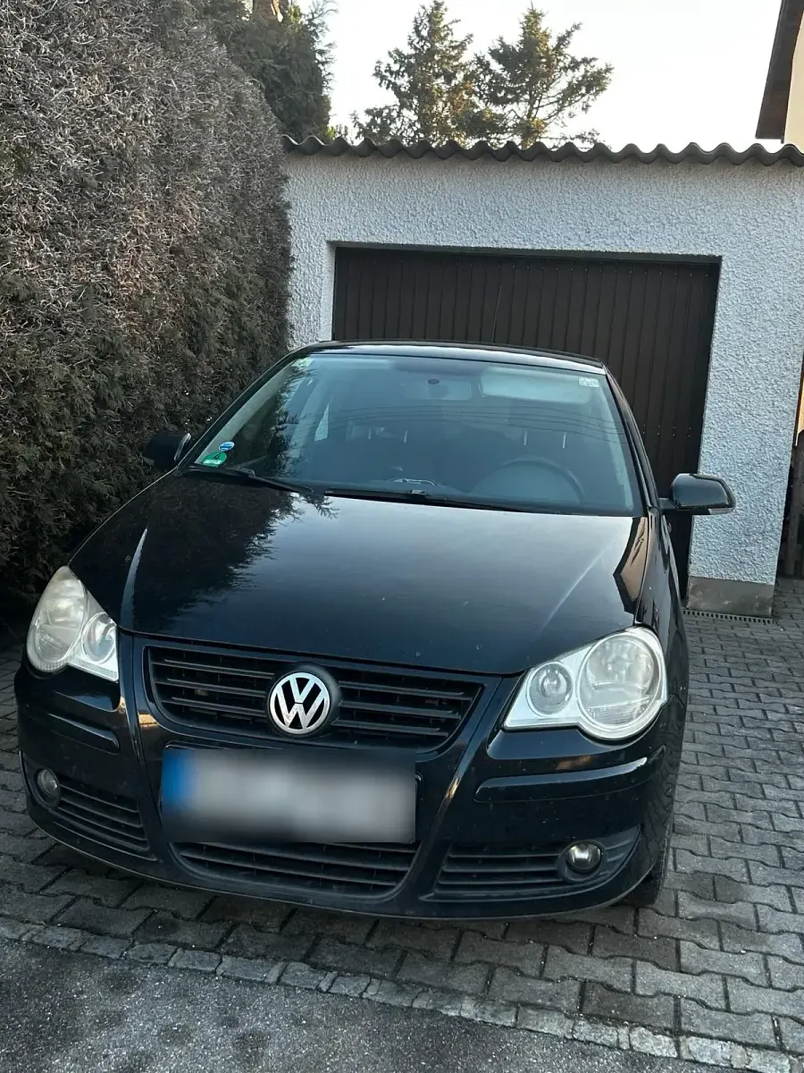 Gebraucht VW Polo 64 PS (47 kW) 2007 Schwarz Kleinwagen