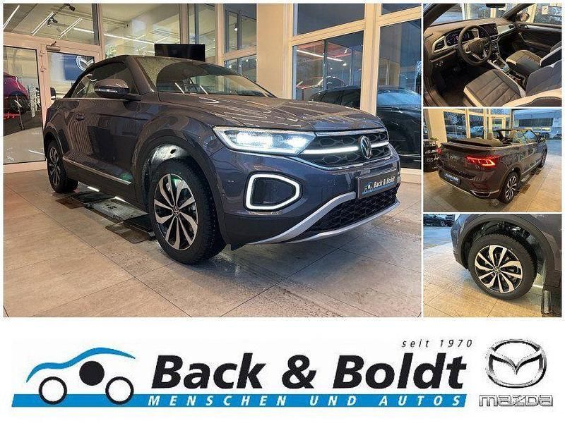 Rauchgrau Gebraucht 2024 VW T-Roc Cabriolet Style Cabrio | 37.950 € (Etwas zu teuer) - Bild 1/4